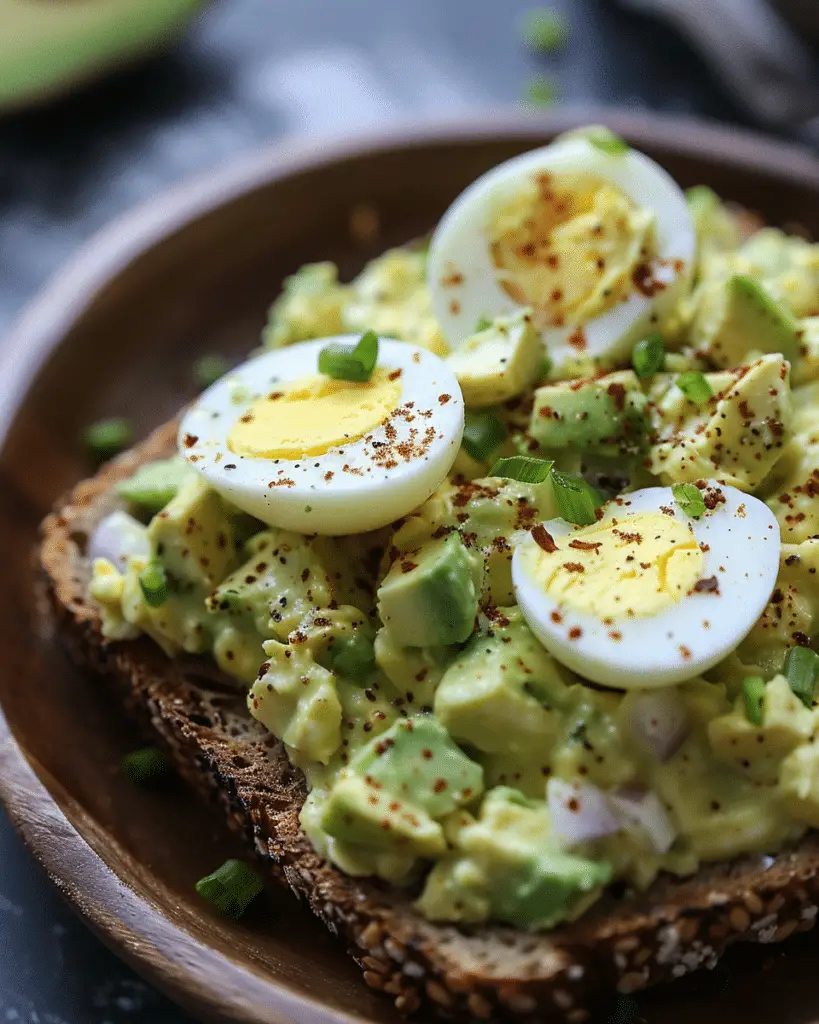 Creamy Avocado Egg Salad (No Mayo!) – Flavorful & Healthy