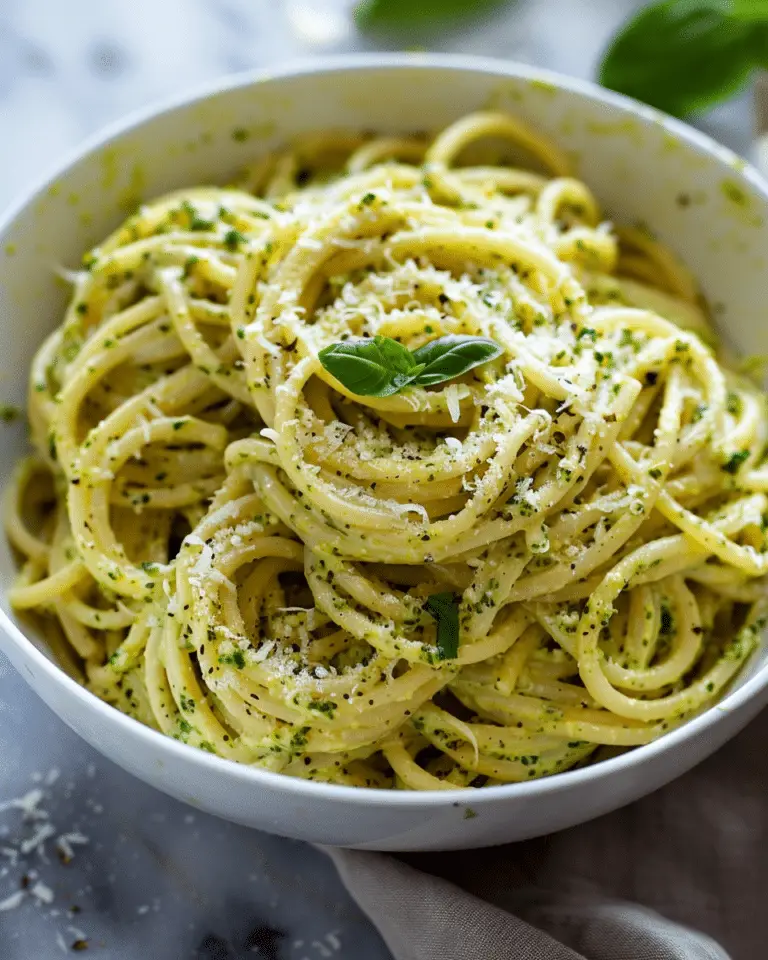 Best One Pot Creamy Pesto Pasta