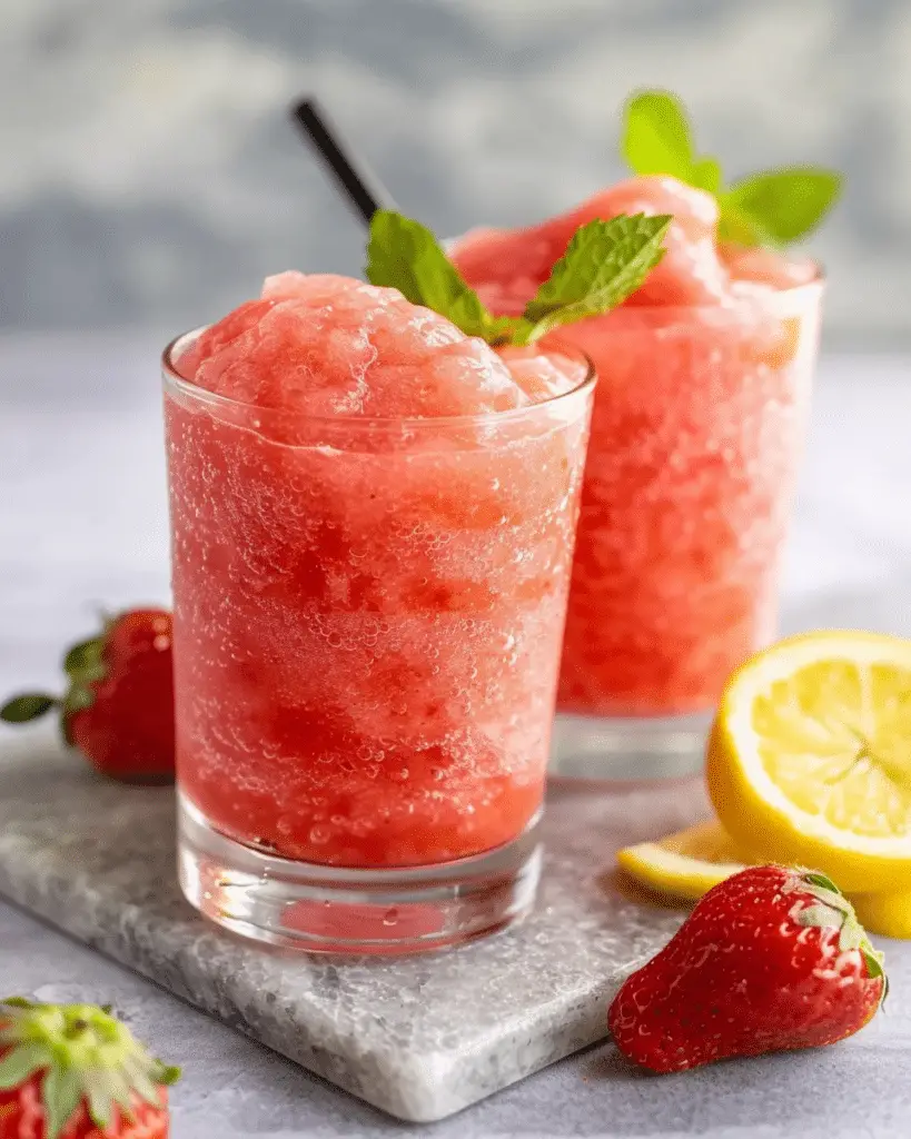 Strawberry Lemonade Slush