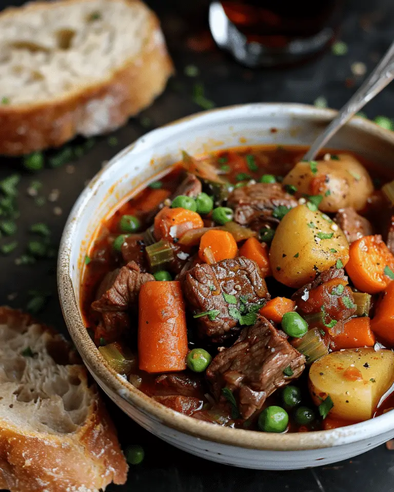 Slow Cooker Classic Beef and Vegetable Stew