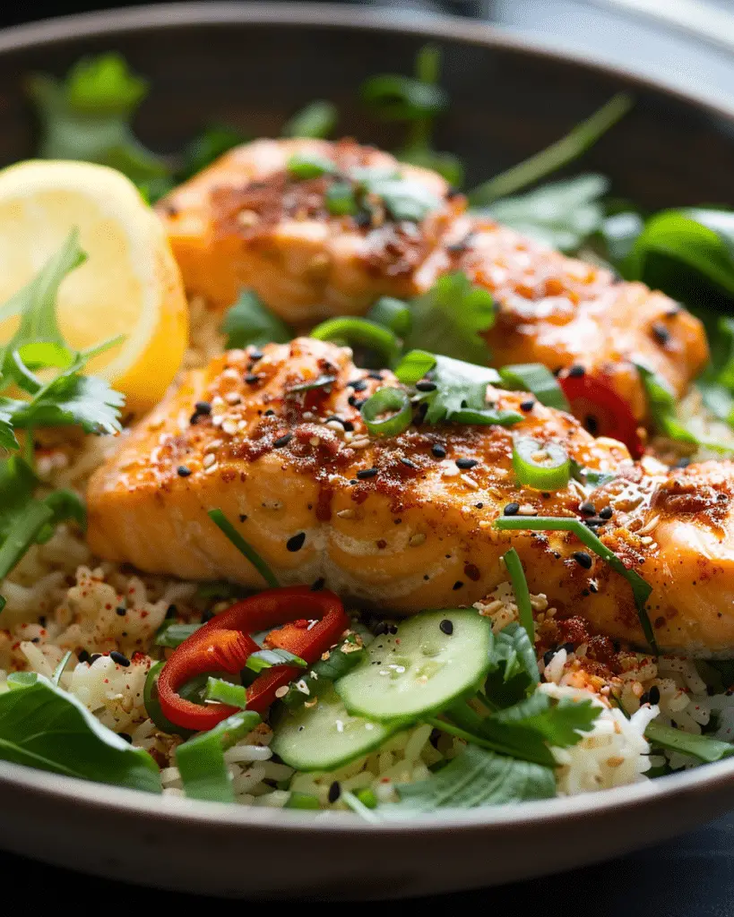 Salmon Crispy Rice