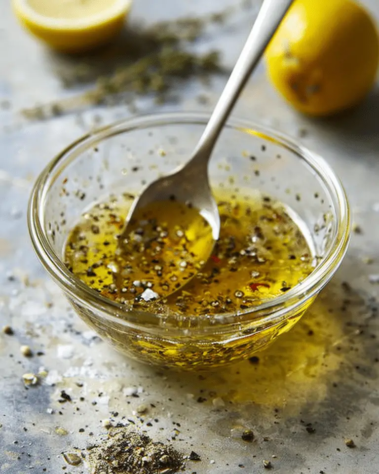 Zesty Greek Salad Dressing for Mediterranean Flavor
