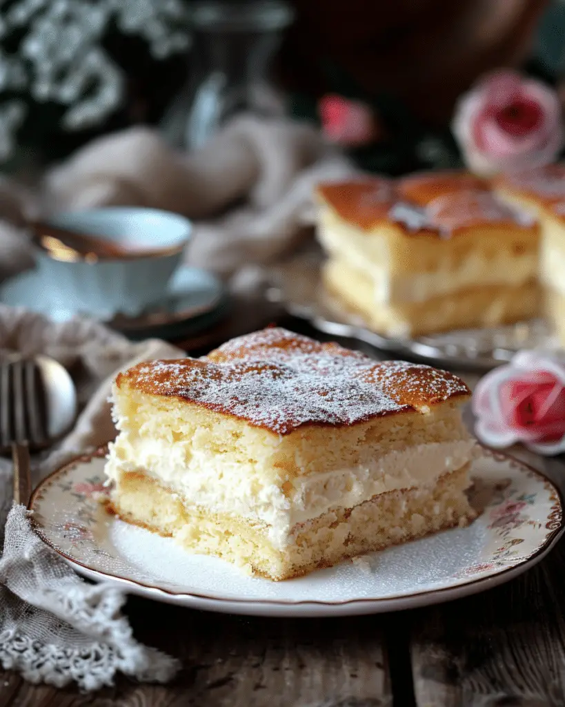 Karpatka (Polish Carpathian Cream Cake)