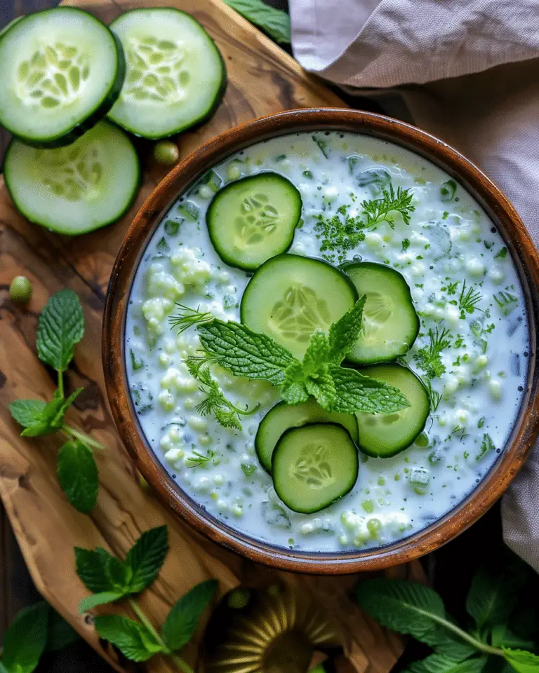 Refreshing Cucumber Mint Raita