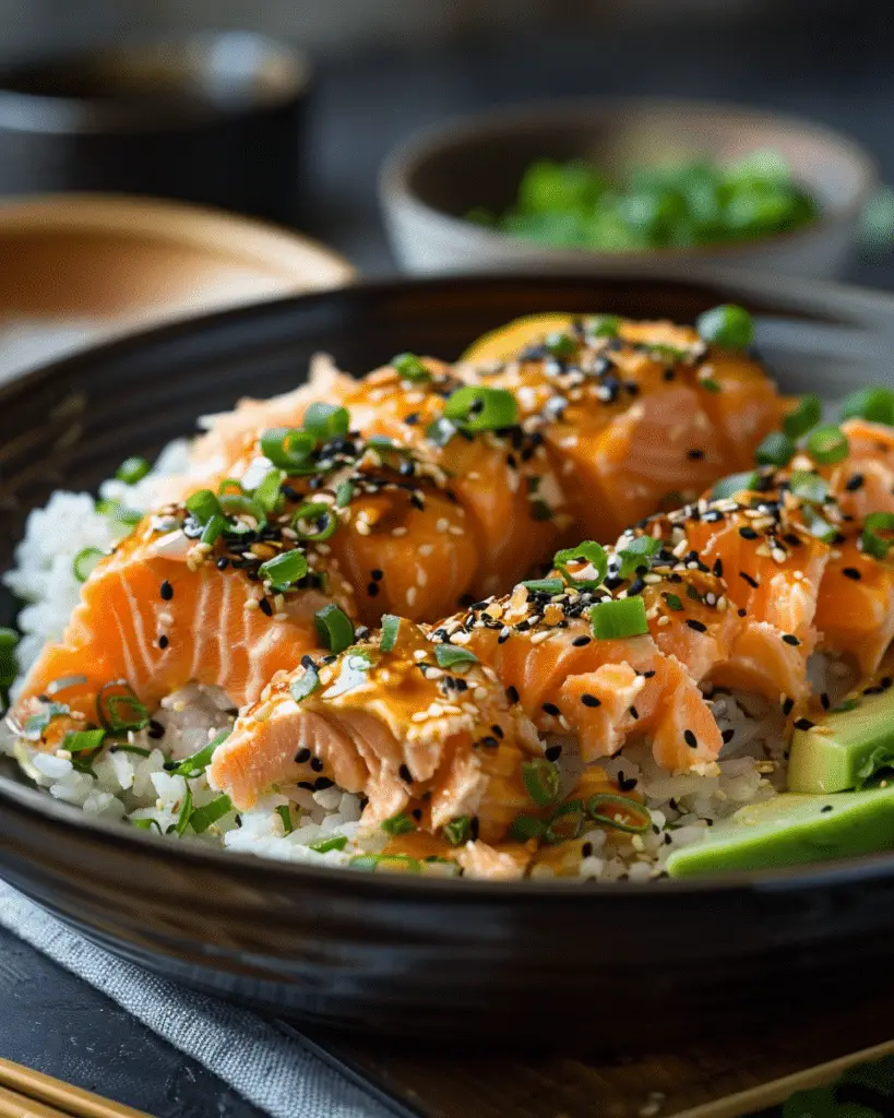 Salmon Sushi Bake