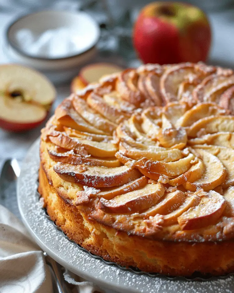 Easy French Apple Cake