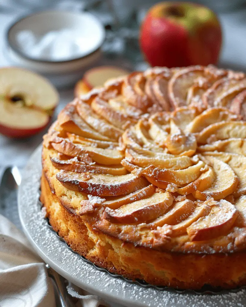 Easy French Apple Cake