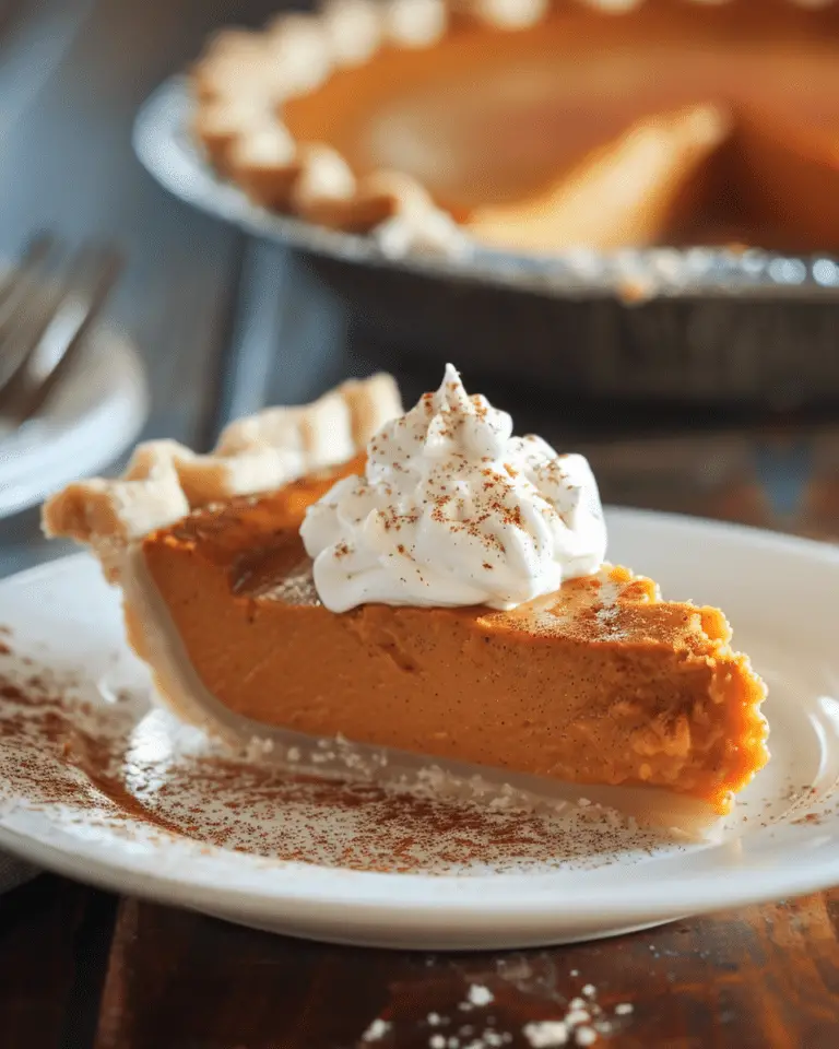 No Bake Pumpkin Pie