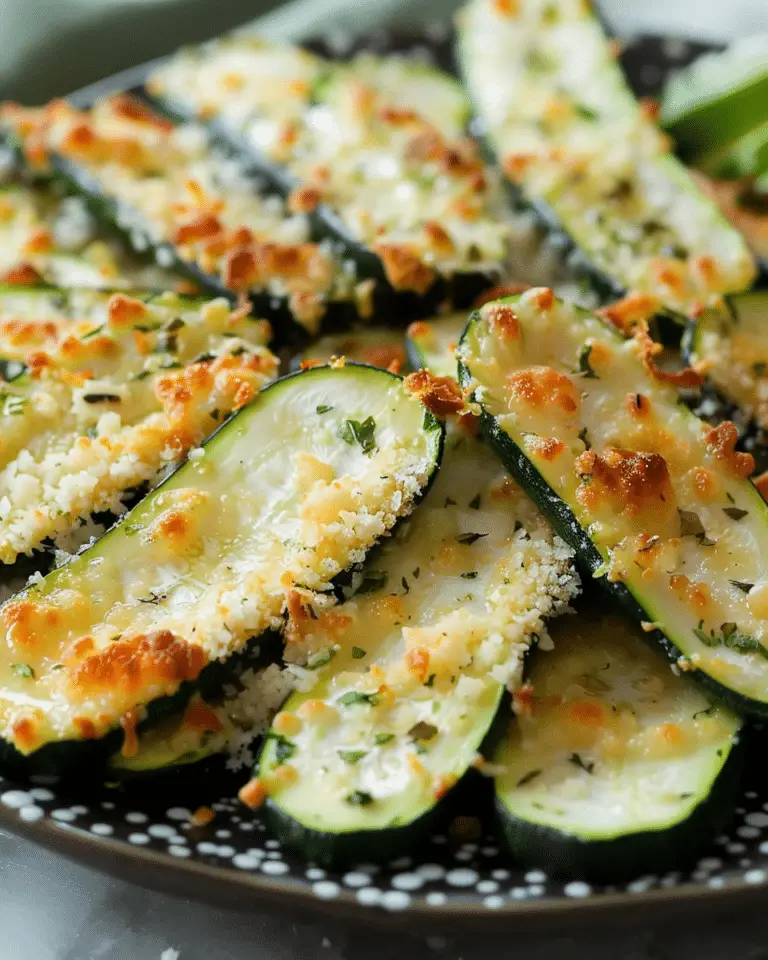 Crispy Parmesan Zucchini Spears