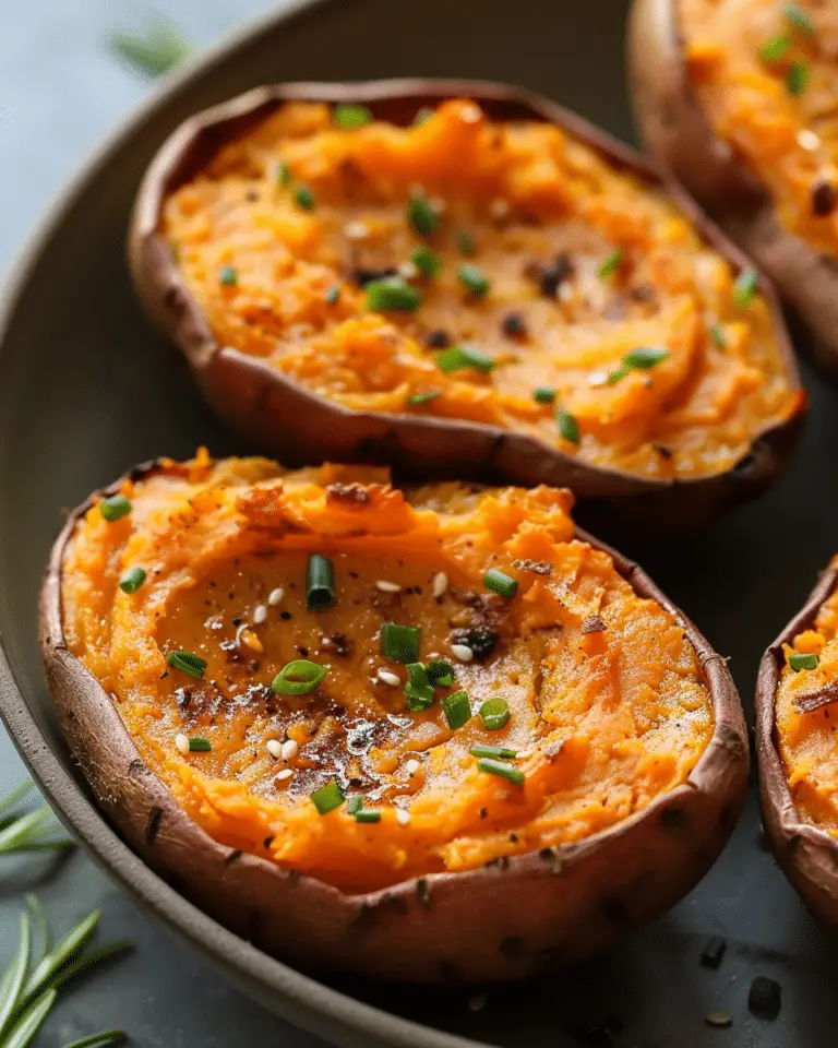 Miso Butter Sweet Potatoes