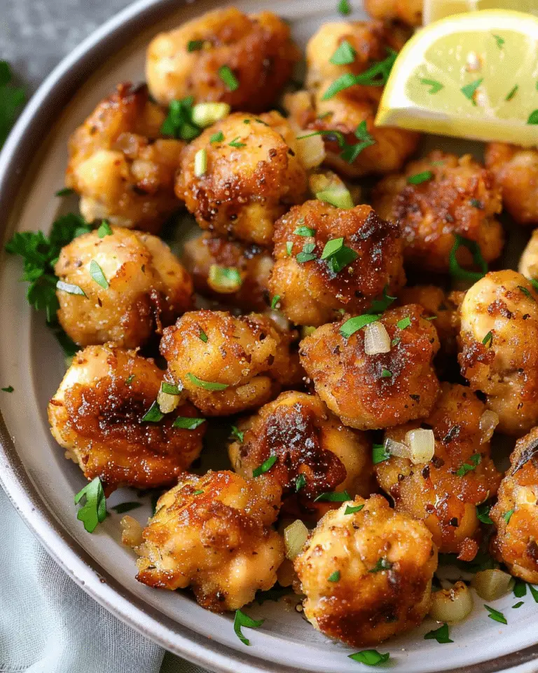 Air Fryer Garlic Butter Chicken Cubes