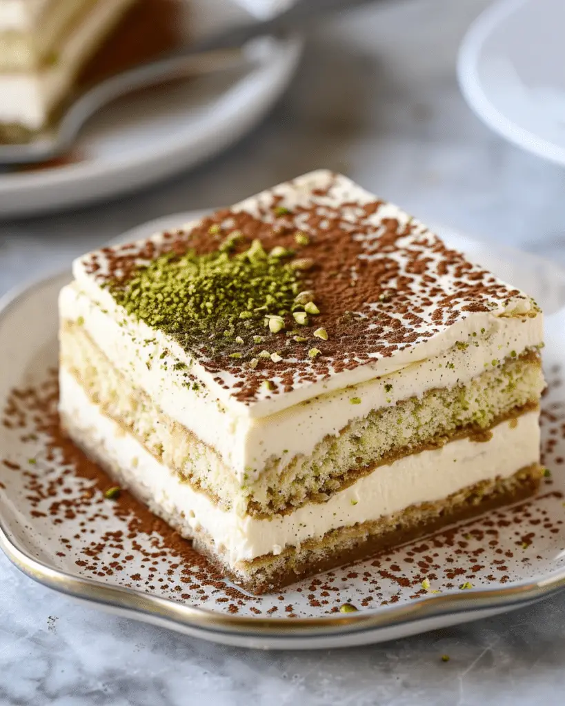 Best Pistachio Tiramisu
