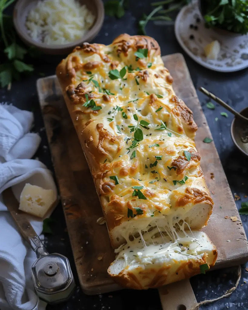 Best Italian Herbs and Cheese Bread
