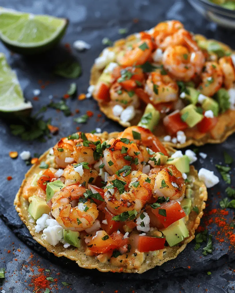 Irresistible Crispy Shrimp Tostadas