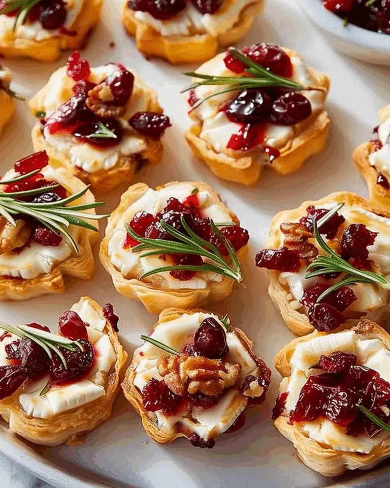 Cranberry Brie Bites