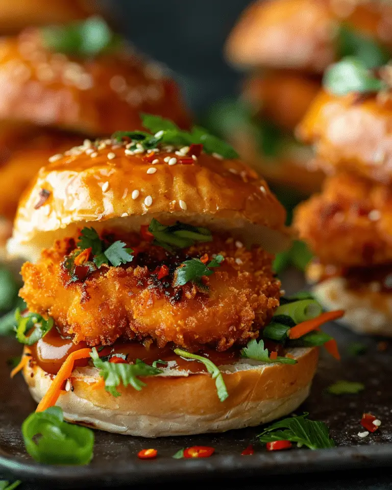 Chicken Katsu Curry Sliders