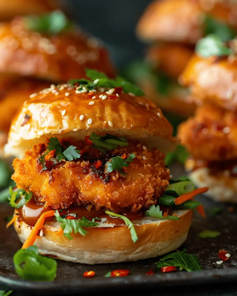Chicken Katsu Curry Sliders