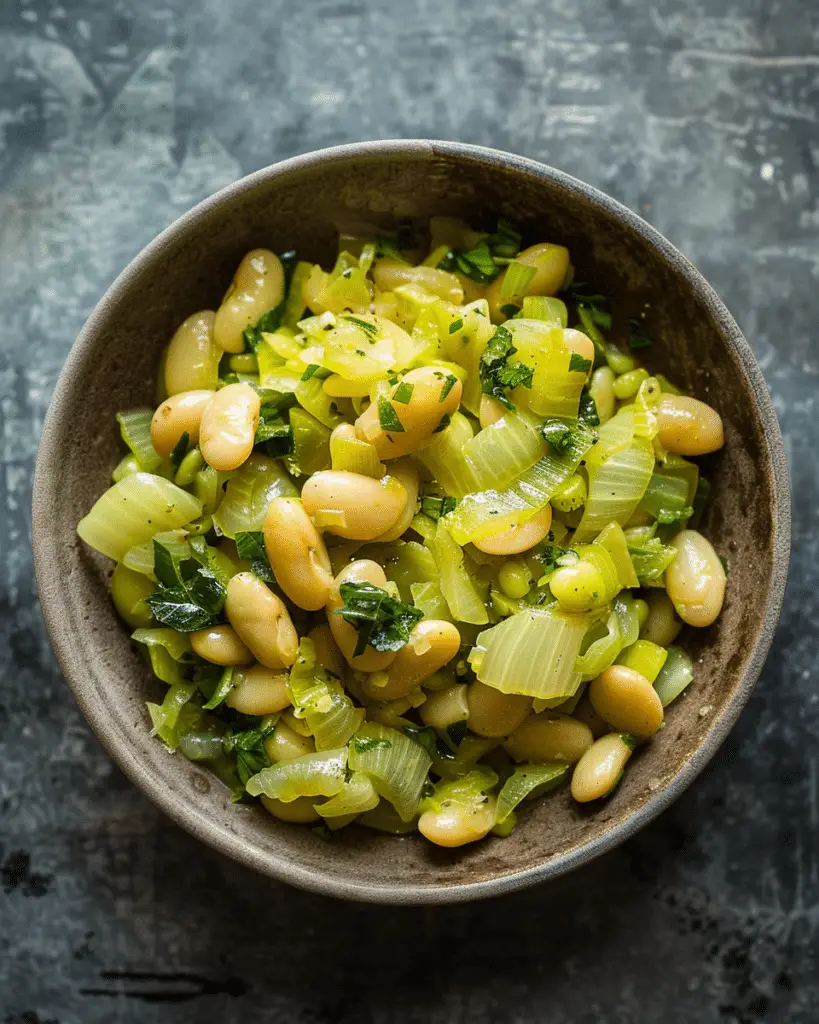 Flavorful Butter Beans with Leeks