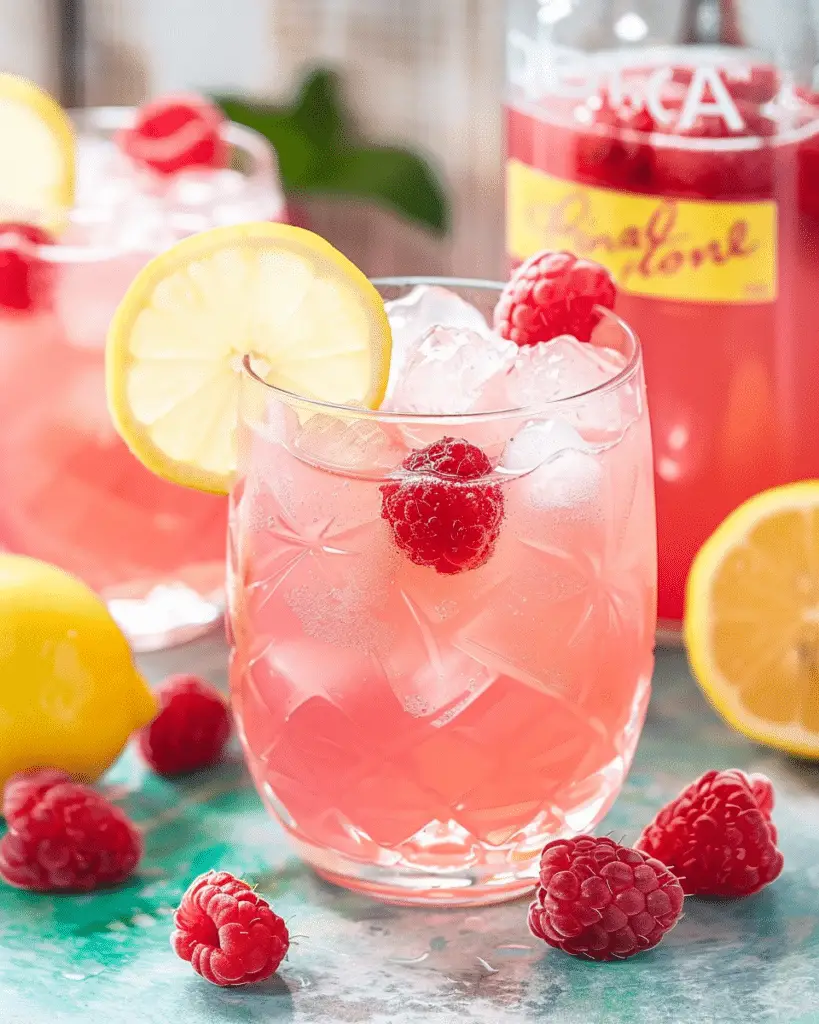 Sparkling Raspberry Lemonade Cocktails