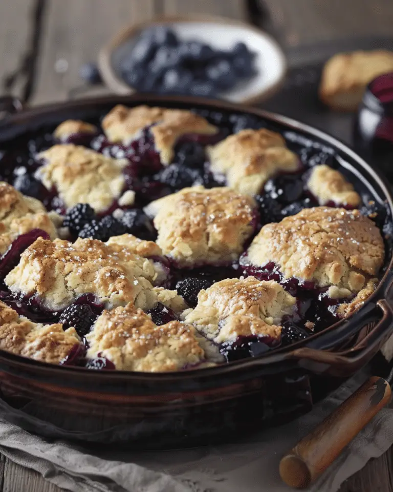 Easy Blueberry Cobbler