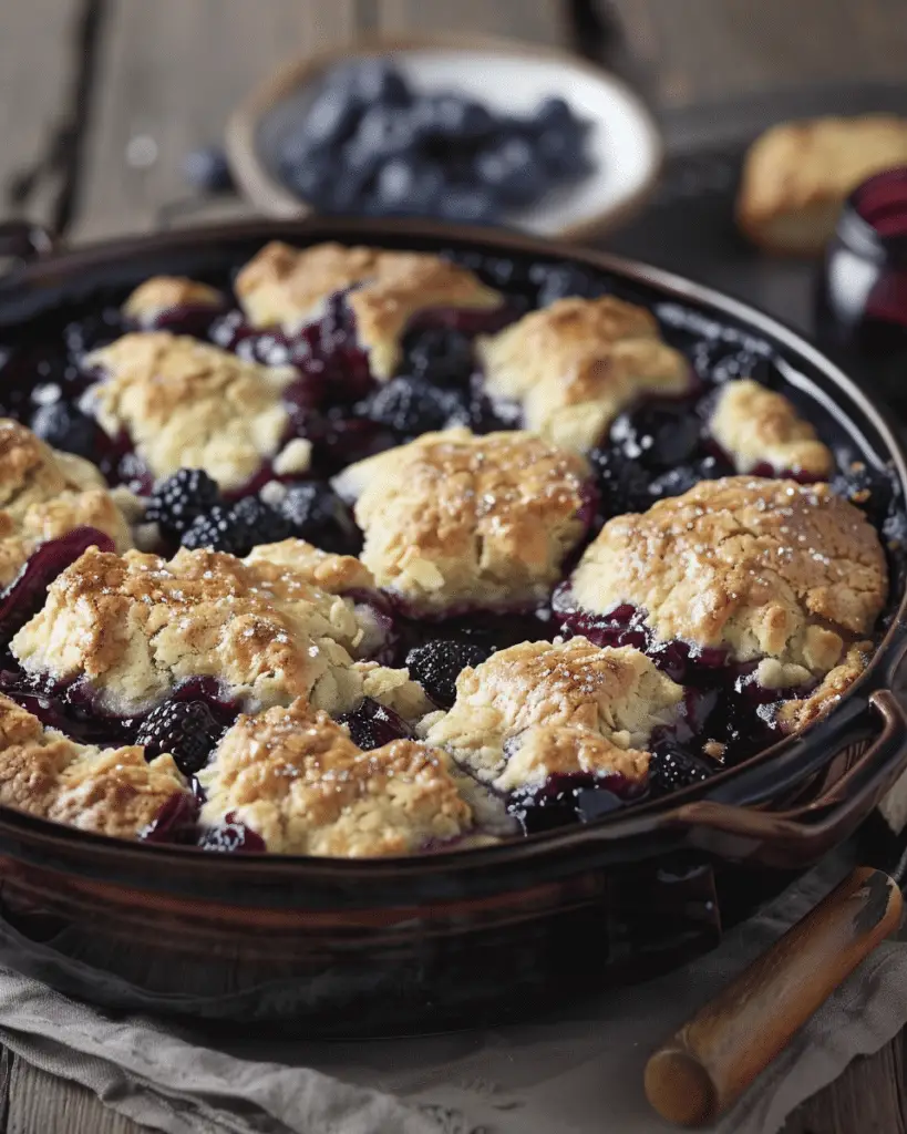 Easy Blueberry Cobbler