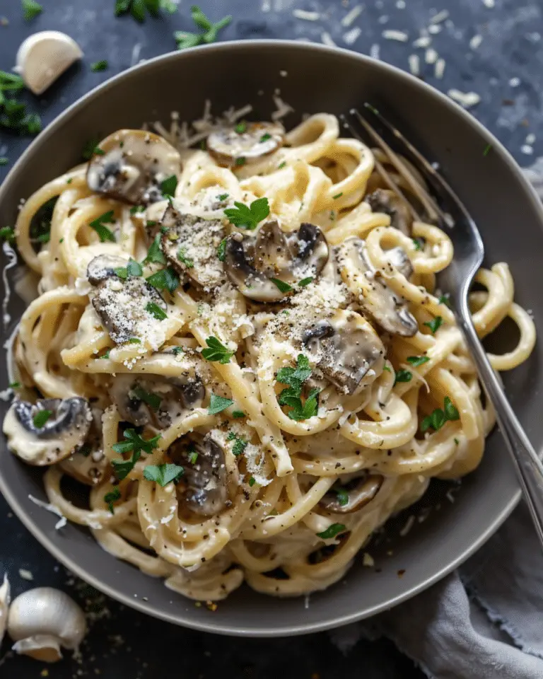 Creamy Mushroom Gruyere Pasta for Ultimate Comfort Food