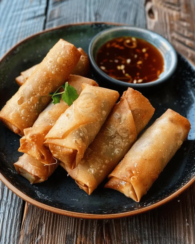 Vegetarian Spring Rolls (Crispy!)