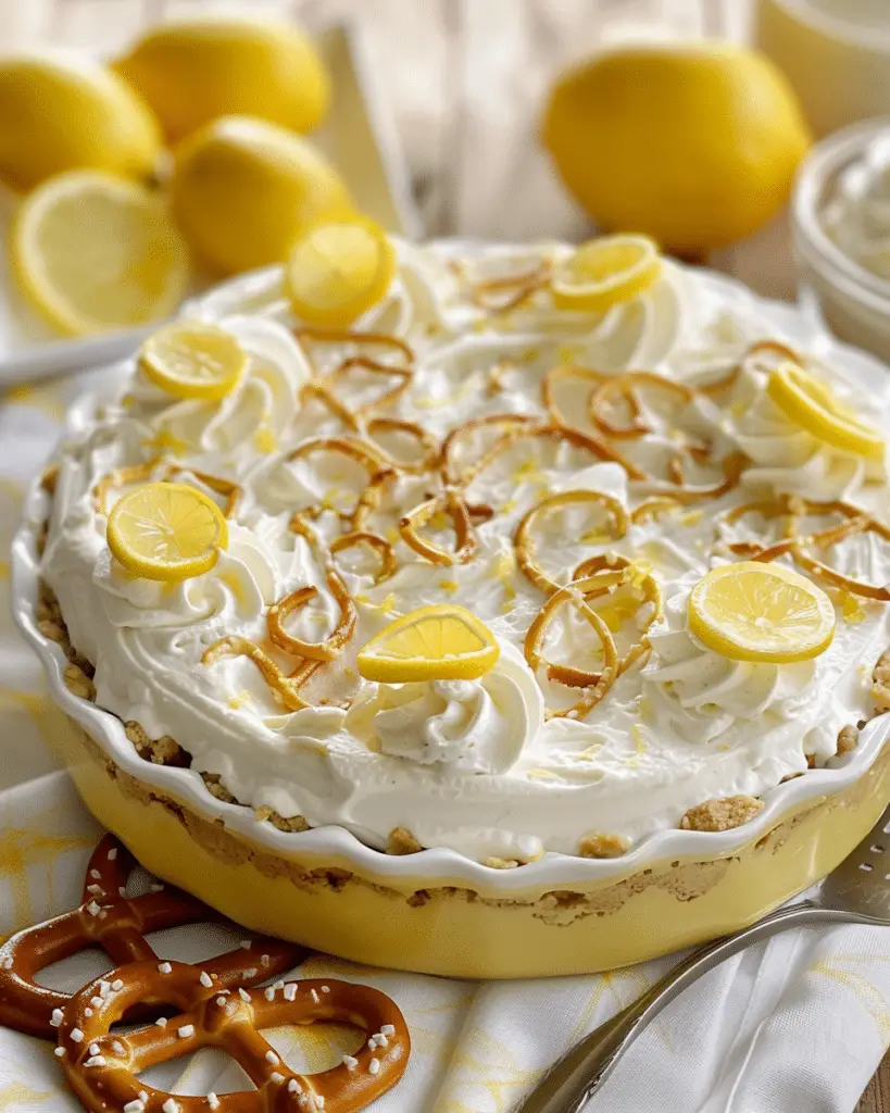 Lemon Pretzel Dessert