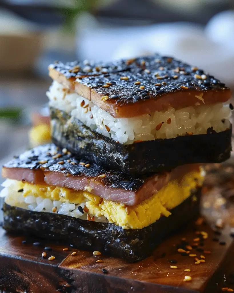 Hawaiian Spam & Egg Musubi Recipe