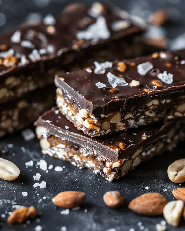 Eazy Dark Chocolate and Sea Salt Nut Bars