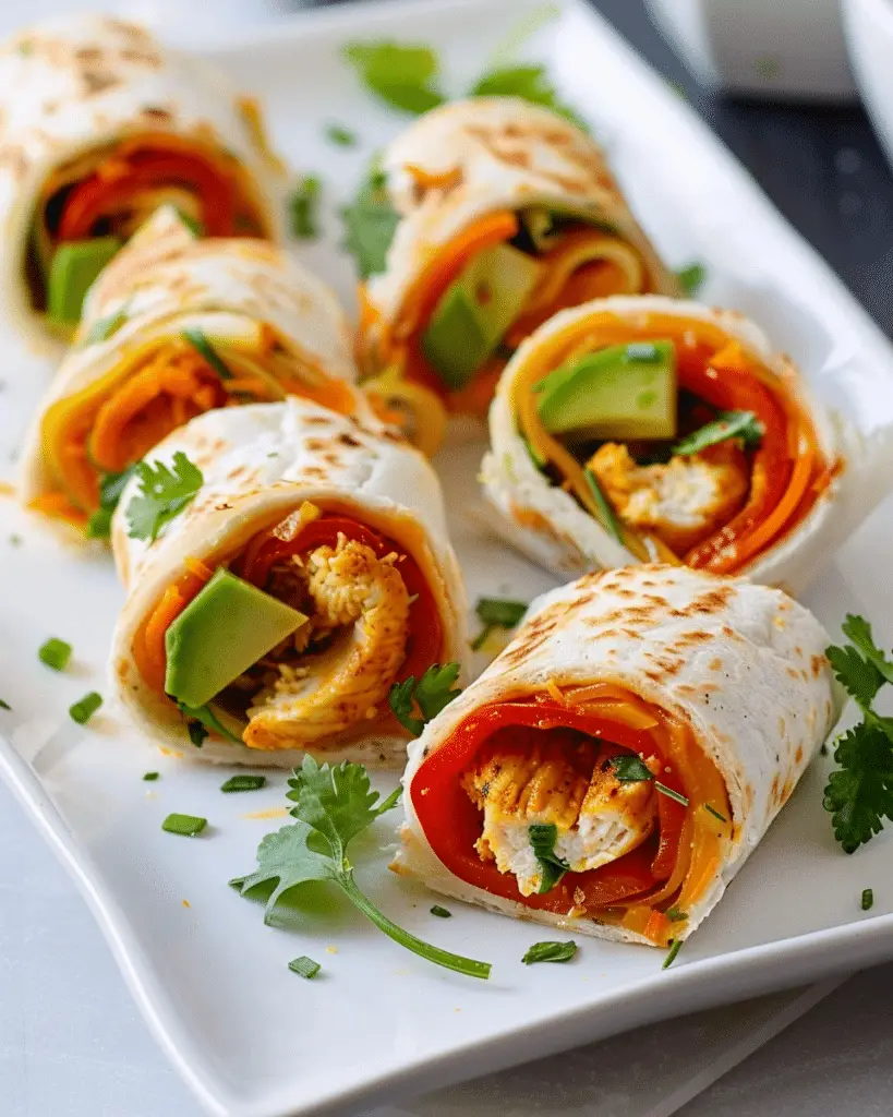 Mini chicken fajitas