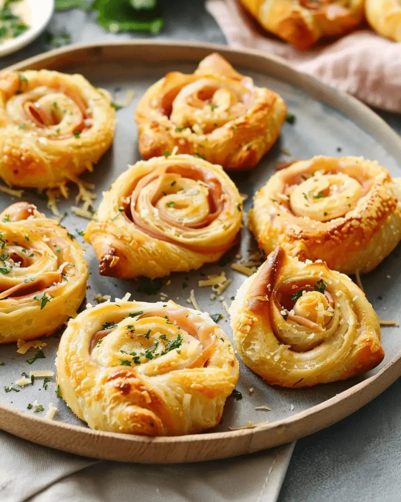 Prosciutto and Parmesan Pinwheels