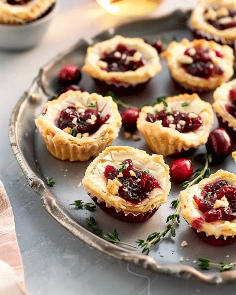 Best Cranberry Brie Bites