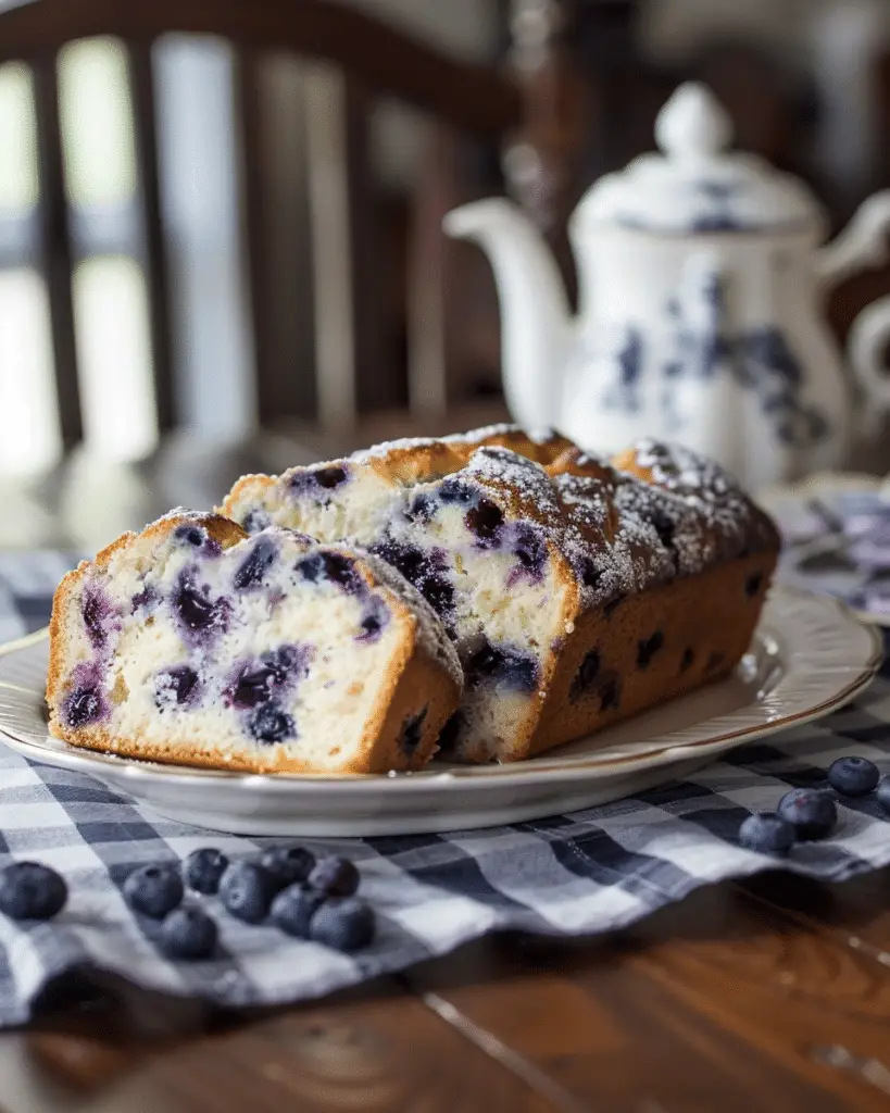Cream Cheese Blueberry Bread