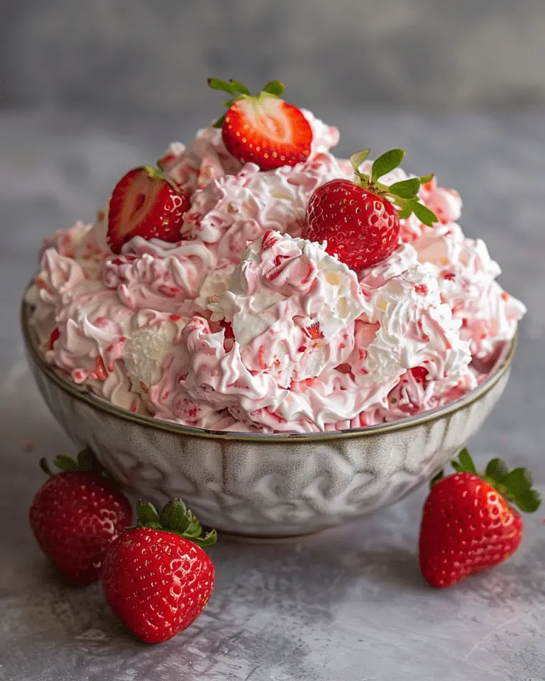 Best Strawberry Fluff Salad
