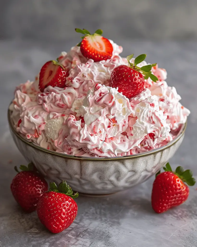Best Strawberry Fluff Salad