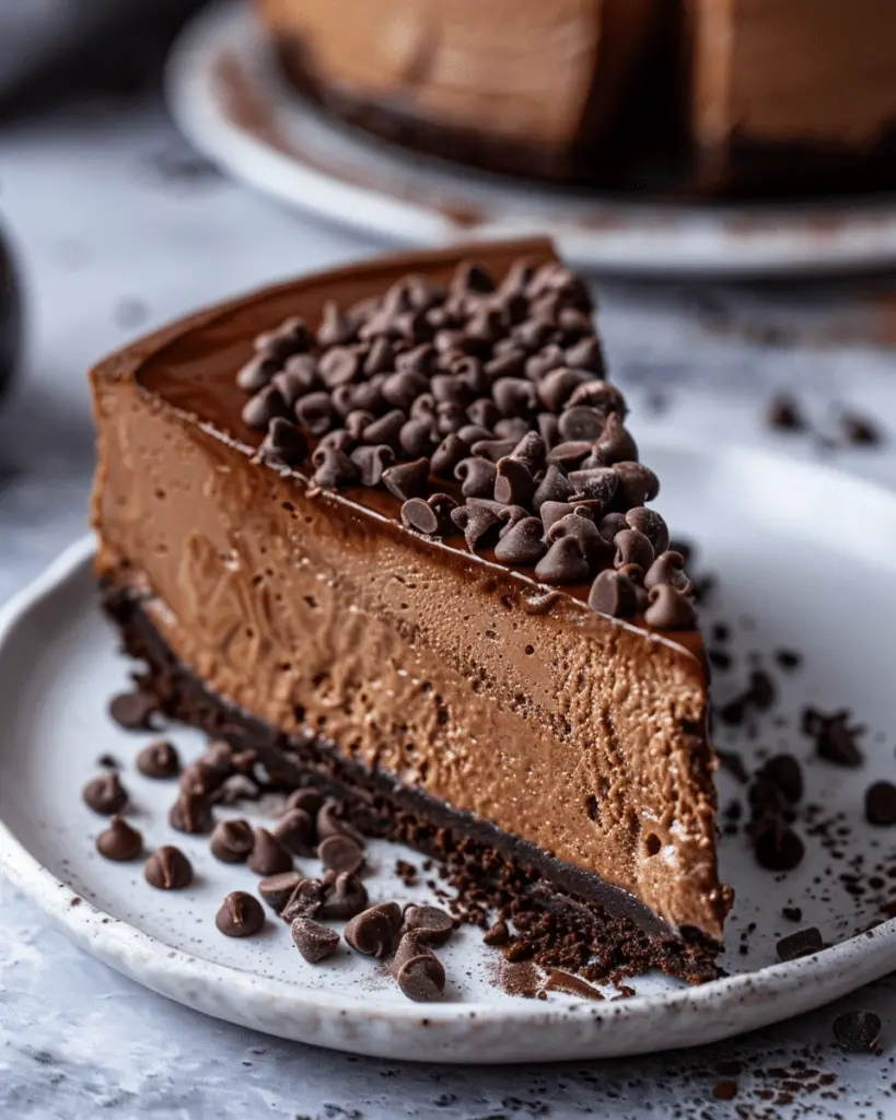 Kahlua Chocolate Cheesecake