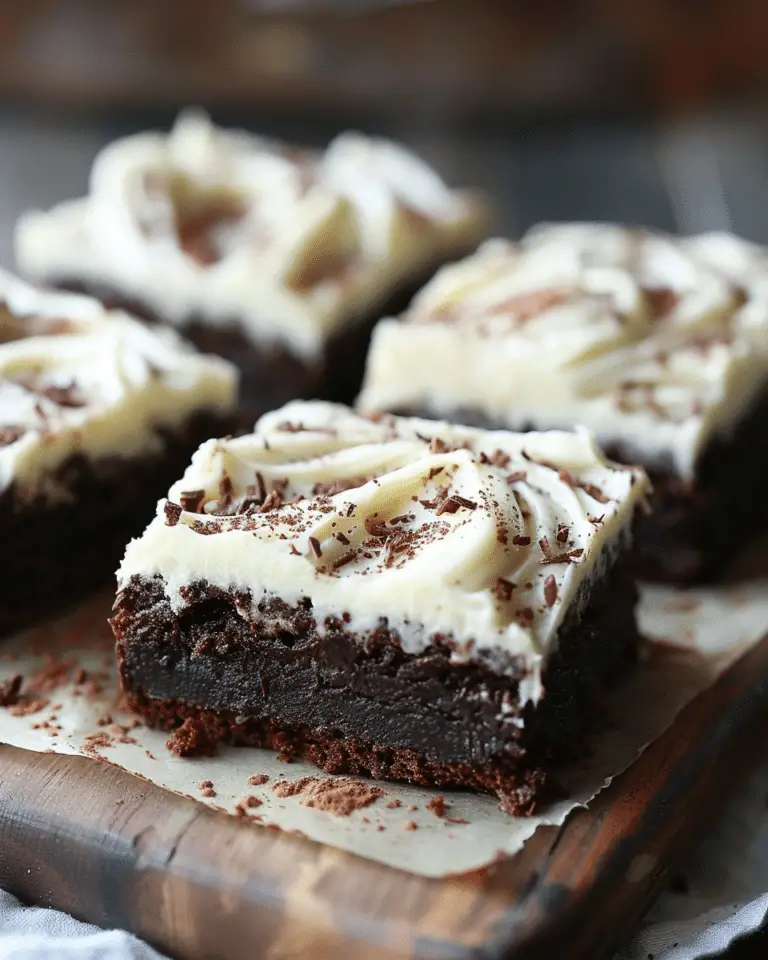 Chewy Brownies with Cream Cheese Frosting