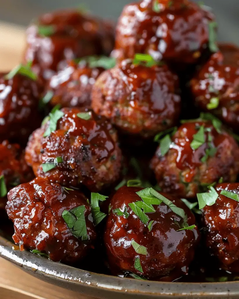 Easy Crockpot BBQ Meatballs – Gluten Free
