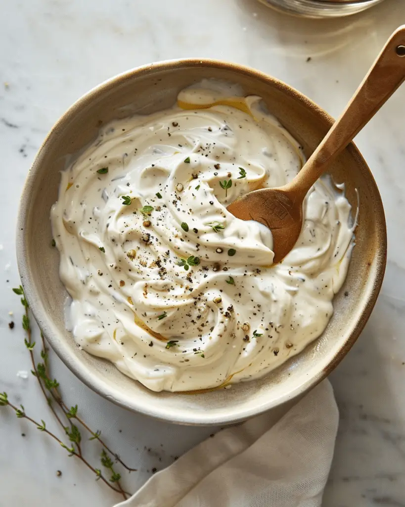 Garlic Cream Sauce