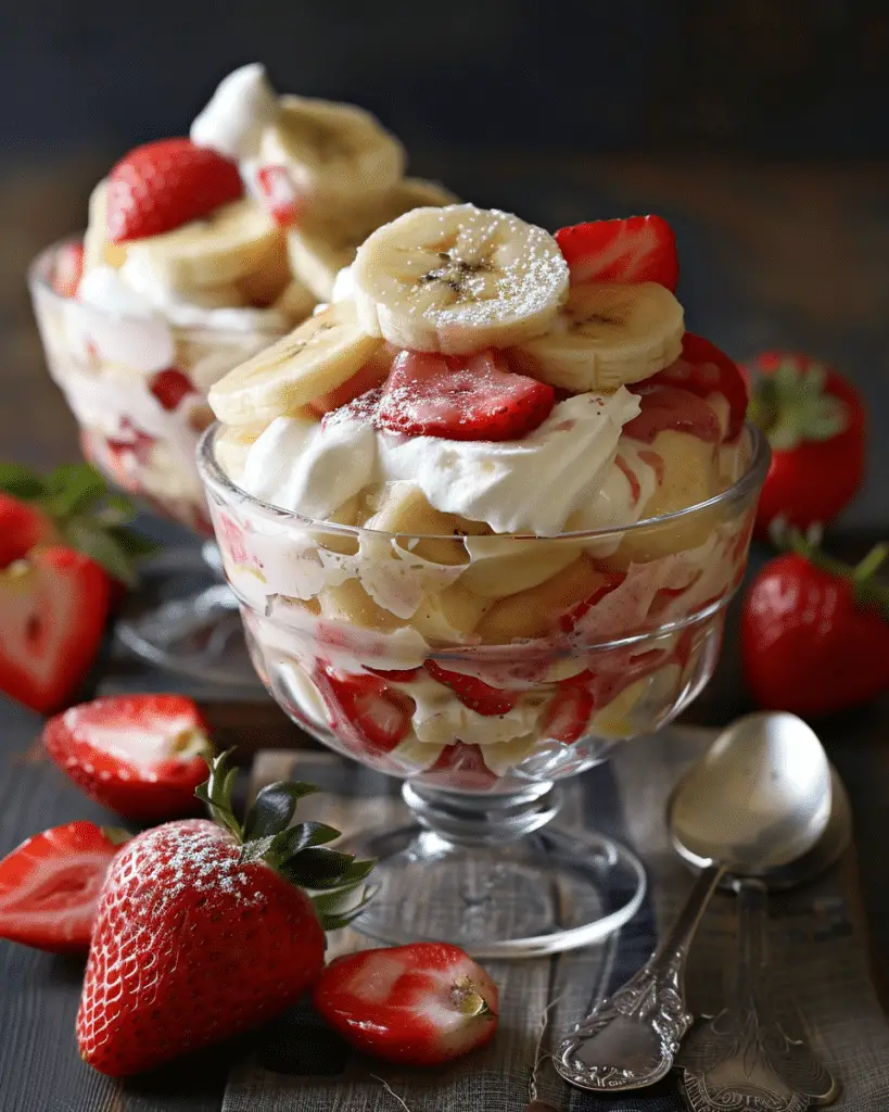 Strawberry Banana Pudding