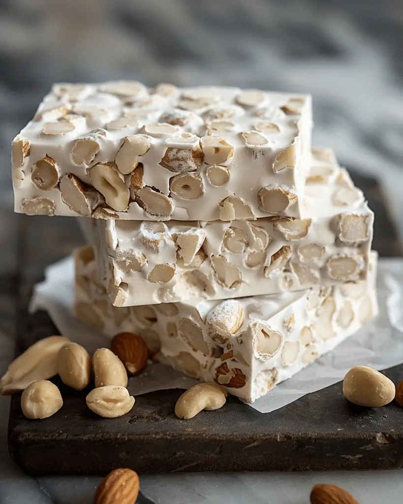 Torrone: Classic Italian Nougat with Nuts