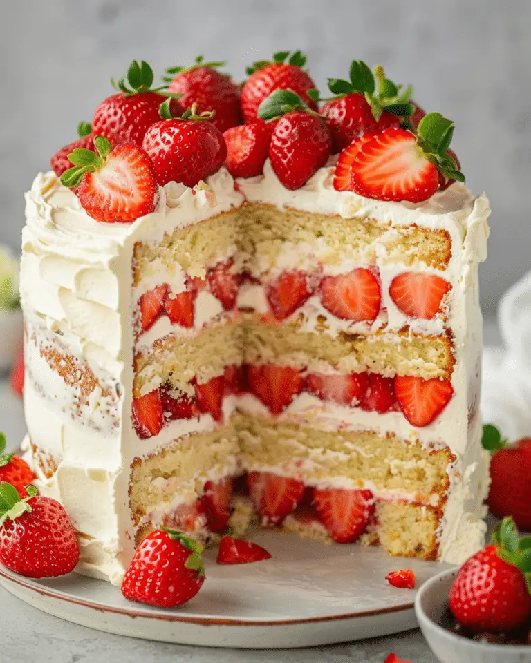 Best  Strawberry Shortcake Cake