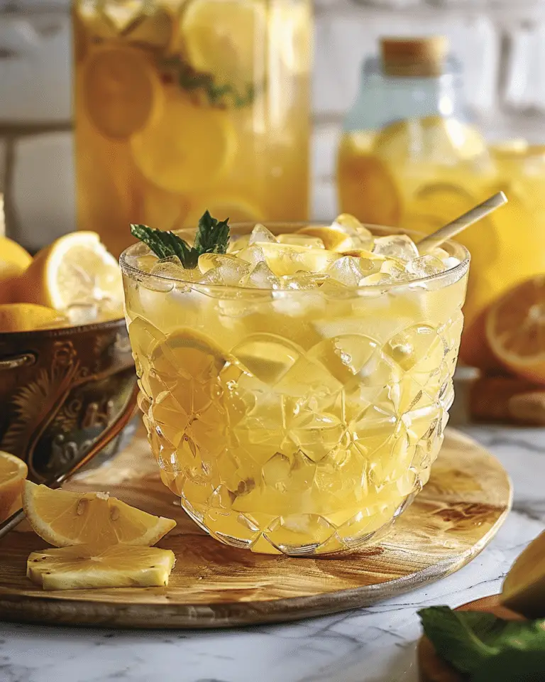 Pineapple Lemonade Punch