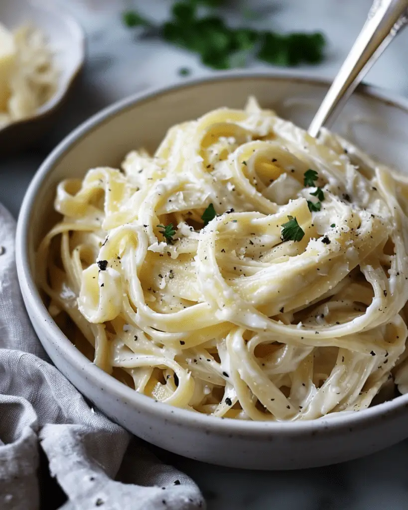 Fettuccine Alfredo
