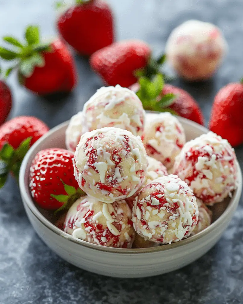 Strawberry Cheesecake Protein Balls — The Ultimate No‑Bake Treat