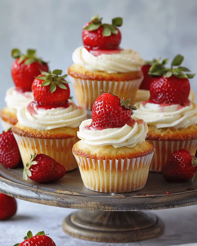 Best  Strawberry Cheesecake Cupcakes