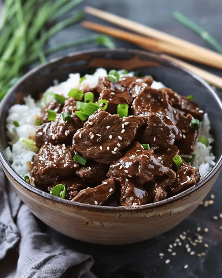 Slow Cooker Mongolian Beef