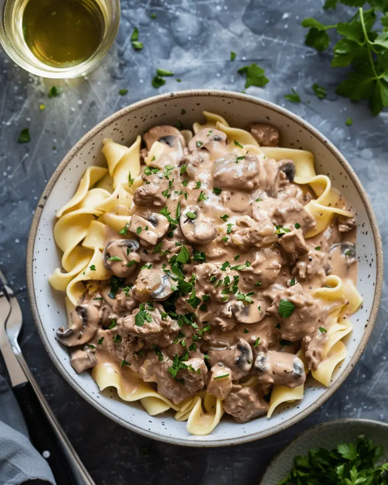 Crockpot Beef Stroganoff