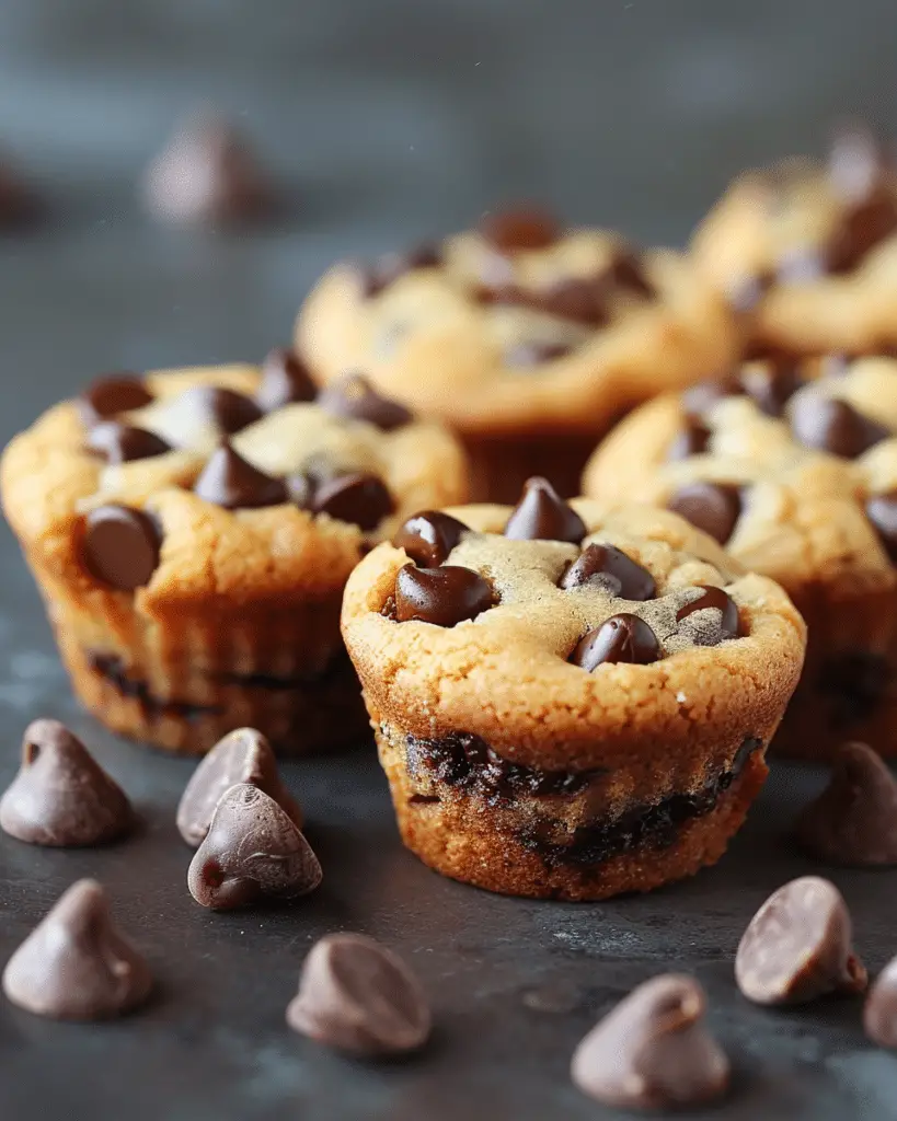 Chocolate Chip Cookie Cups